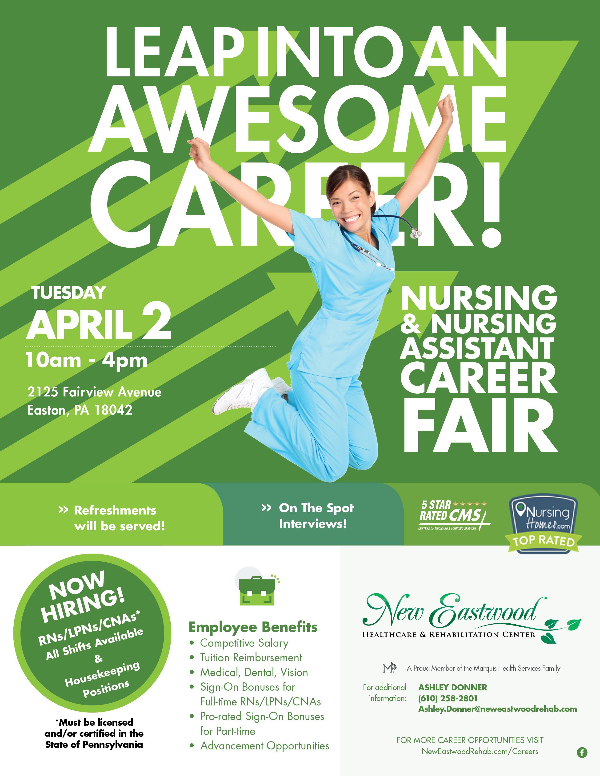 Event Nursing Career Fair New Eastwood Healthcare